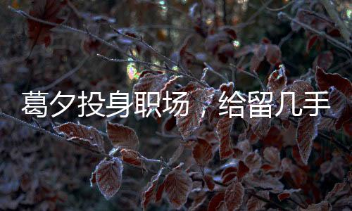 葛夕投身職場(chǎng)，給留幾手打工，開(kāi)啟全新篇章