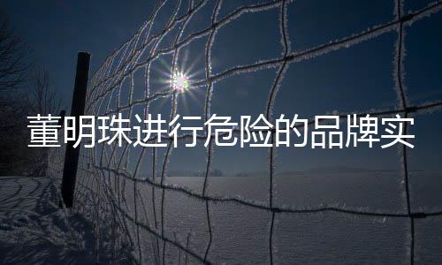 董明珠進(jìn)行危險(xiǎn)的品牌實(shí)驗(yàn)，一場(chǎng)深度分析與觀察