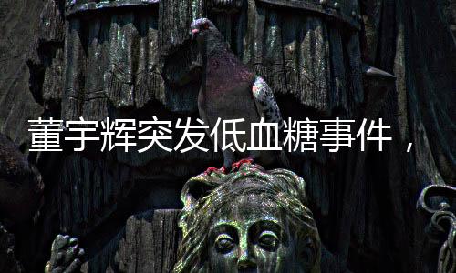 董宇輝突發(fā)低血糖事件，健康挑戰(zhàn)與應(yīng)對之道