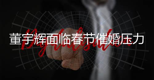 董宇輝面臨春節(jié)催婚壓力，一線明星的情感困擾與婚戀觀察
