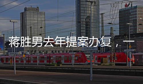蔣勝男去年提案辦復(fù)，一攬子解決民生問(wèn)題，共創(chuàng)和諧社會(huì)