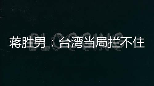 蔣勝男：臺灣當(dāng)局?jǐn)r不住島內(nèi)民眾對《哪吒2》的喜愛