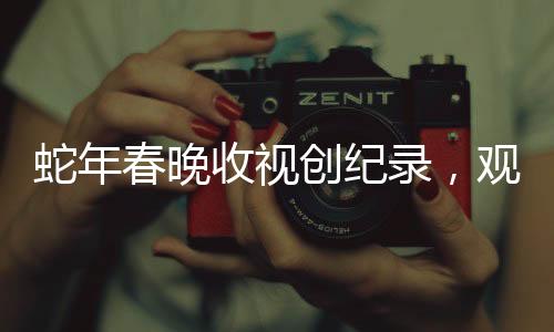蛇年春晚收視創(chuàng)紀錄，觀看人數再創(chuàng)新高