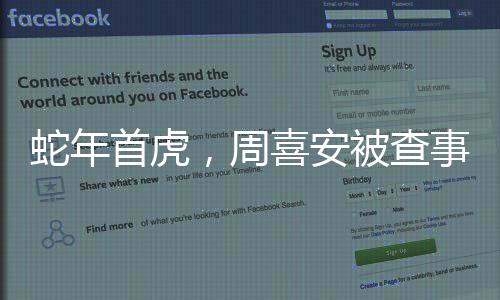 蛇年首虎，周喜安被查事件揭秘