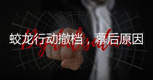 蛟龍行動撤檔，幕后原因與未來展望