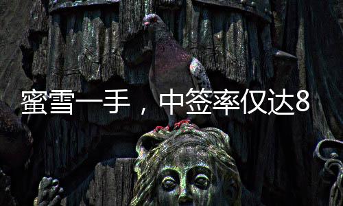 蜜雪一手，中簽率僅達(dá)8%，背后的故事與挑戰(zhàn)