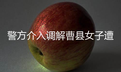 警方介入調(diào)解曹縣女子遭家暴事件