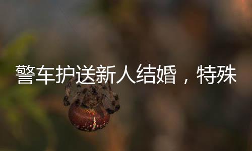 警車(chē)護(hù)送新人結(jié)婚，特殊的婚禮儀式彰顯和諧公安氛圍