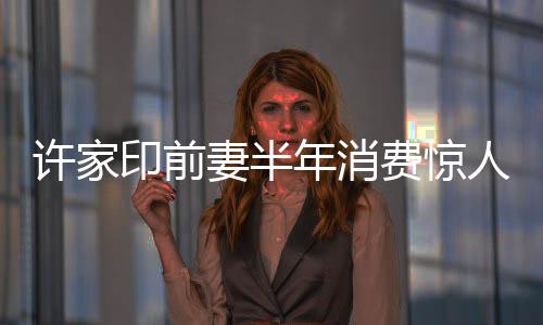 許家印前妻半年消費驚人，揭秘其豪華生活背后的故事