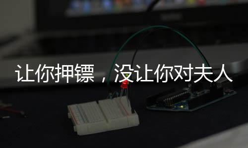 讓你押鏢，沒讓你對(duì)夫人動(dòng)手啊