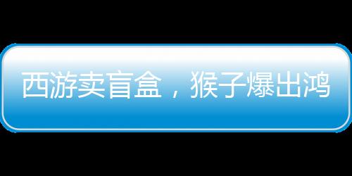 西游賣盲盒，猴子爆出鴻蒙紫氣