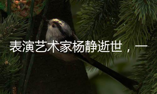 表演藝術(shù)家楊靜逝世，一段藝術(shù)人生的悼念與緬懷