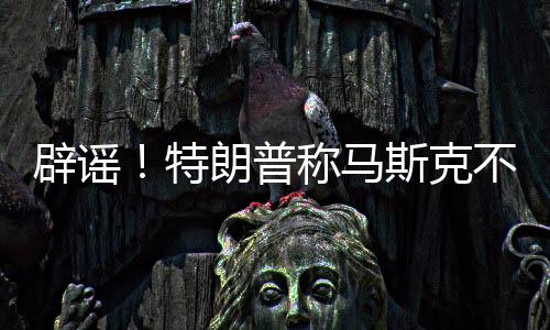 辟謠！特朗普稱馬斯克不會(huì)聽取對華開戰(zhàn)簡報(bào)——多方解讀與深度分析