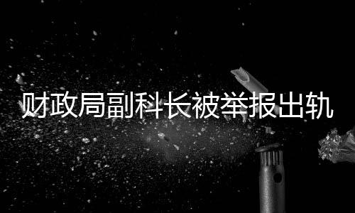財政局副科長被舉報出軌事件調(diào)查紀(jì)實，紀(jì)委的回響