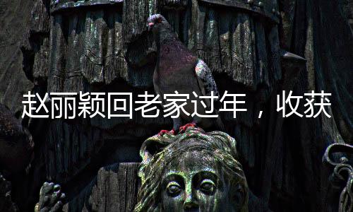 趙麗穎回老家過年，收獲爺爺大紅包