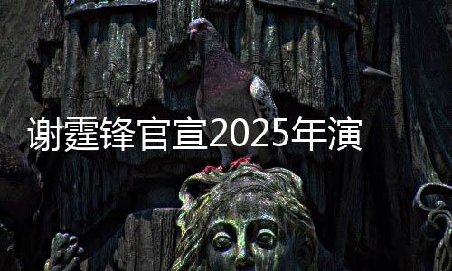 謝霆鋒官宣2025年演唱會(huì)，期待音樂(lè)盛宴的到來(lái)