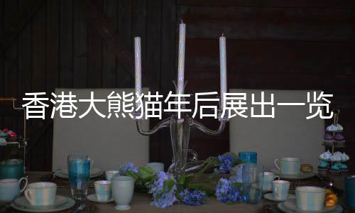 香港大熊貓年后展出一覽，喜慶盛事呈現(xiàn)萌態(tài)滾滾熊貓新篇章