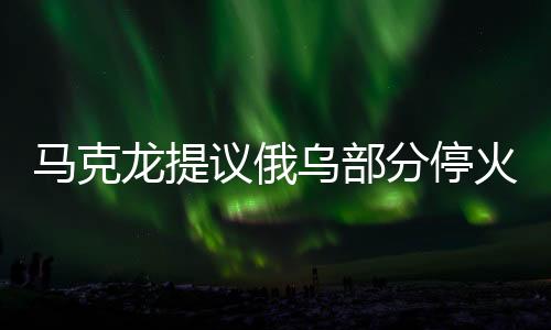 馬克龍?zhí)嶙h俄烏部分?；鹨粋€(gè)月，探尋背后原因與期待的影響