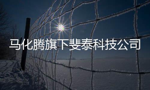 馬化騰旗下斐泰科技公司增資至302億，科技巨頭持續(xù)強化實力