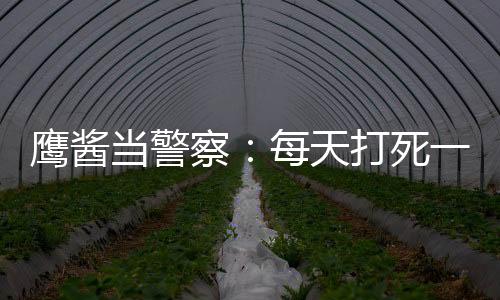 鷹醬當(dāng)警察：每天打死一個(gè)小黑！