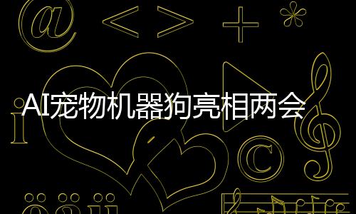 AI寵物機(jī)器狗亮相兩會(huì)，網(wǎng)友熱議，技術(shù)前沿與現(xiàn)實(shí)應(yīng)用的完美結(jié)合
