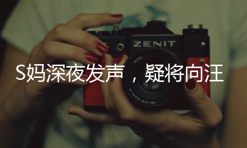S媽深夜發(fā)聲，疑將向汪小菲開(kāi)戰(zhàn)