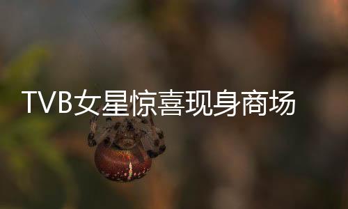 TVB女星驚喜現(xiàn)身商場擺攤，演藝生涯曾拍攝上百部佳作
