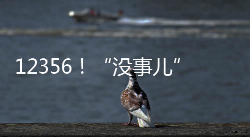 12356！“沒(méi)事兒”熱線如何解“心事”？