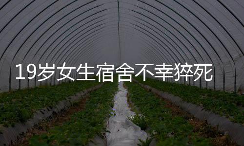 19歲女生宿舍不幸猝死，舍友誤以為睡懶覺——校園安全警鐘長鳴