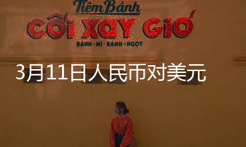 3月11日人民幣對(duì)美元中間價(jià)報(bào)7.1741元 下調(diào)8個(gè)基點(diǎn)