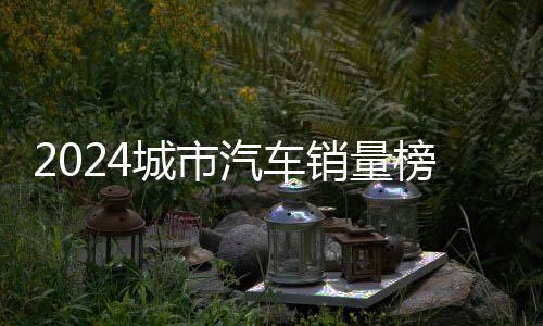 2024城市汽車銷量榜出爐，各品牌競(jìng)相綻放，引領(lǐng)汽車市場(chǎng)新格局