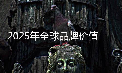 2025年全球品牌價(jià)值500強(qiáng)榜單 蘋果穩(wěn)居第一